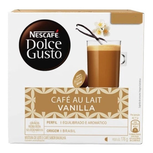 Café Au Lait Vanilla 10 Cápsulas Nescafé Dolce Gusto