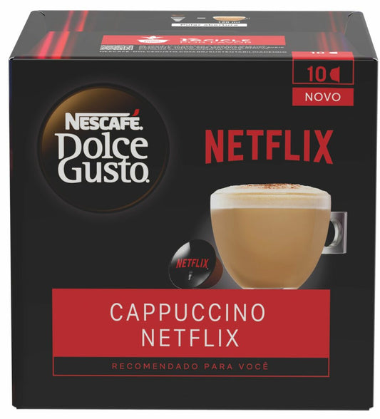 Cappuccino Netflix 10 Cápsulas Nescafé Dolce Gusto