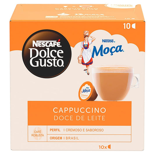 Cappuccino Moça Doce De Leite 10 Cápsulas Nescafé Dolce Gusto