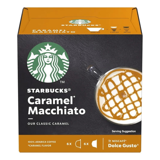 Starbucks Caramel Macchiato 12 Cápsulas Nescafé Dolce Gusto